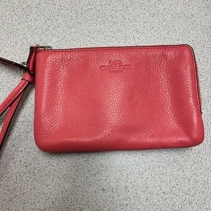 Coach Double Zip Wristlet